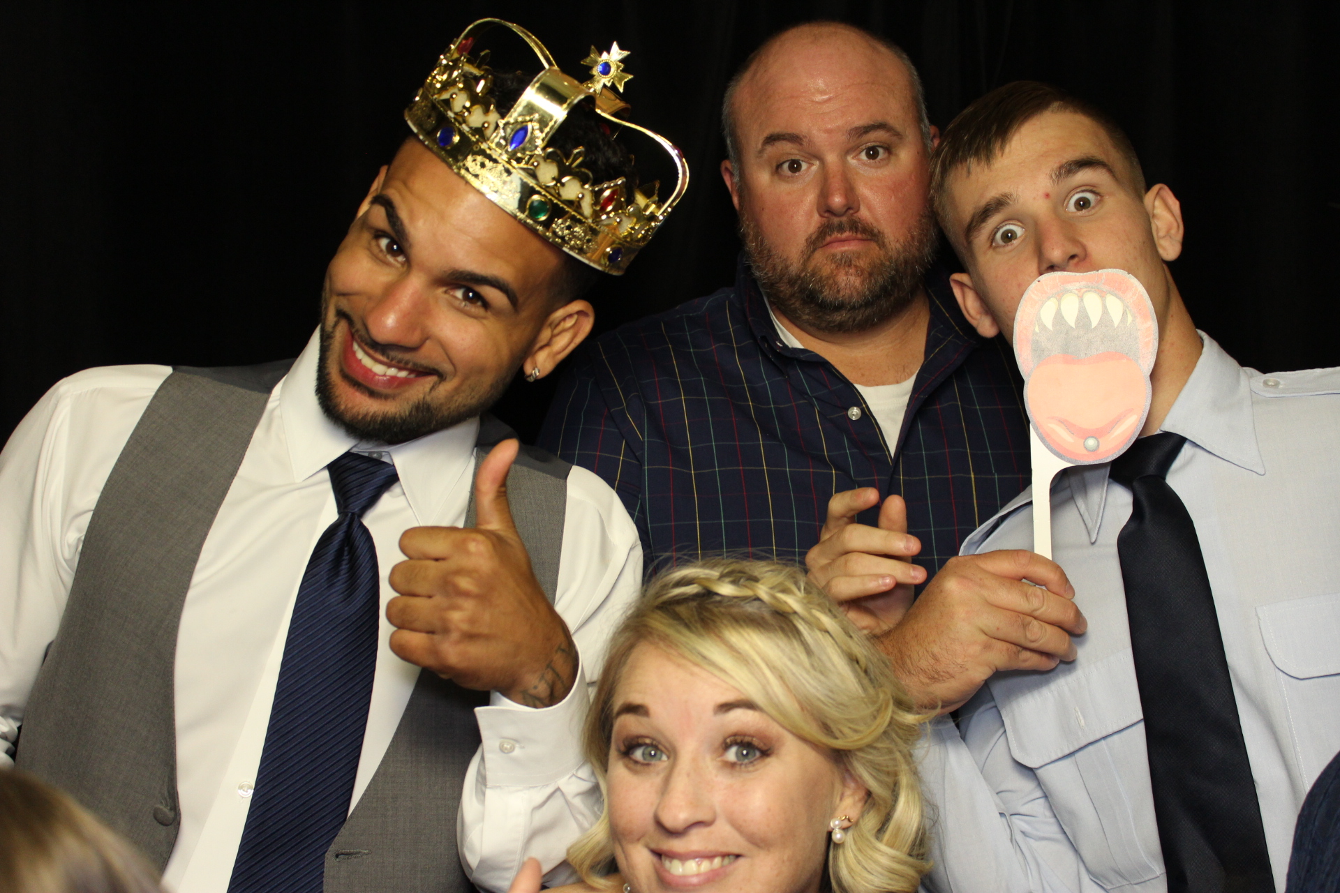 Michala Binkly & Nathan Hall Wedding Reception | View more photos from the event at gallery.photoboothcincy.com/u/PhotoBoothCincy/Michala-Binkly-Nathan-Hall-Wedding-Reception